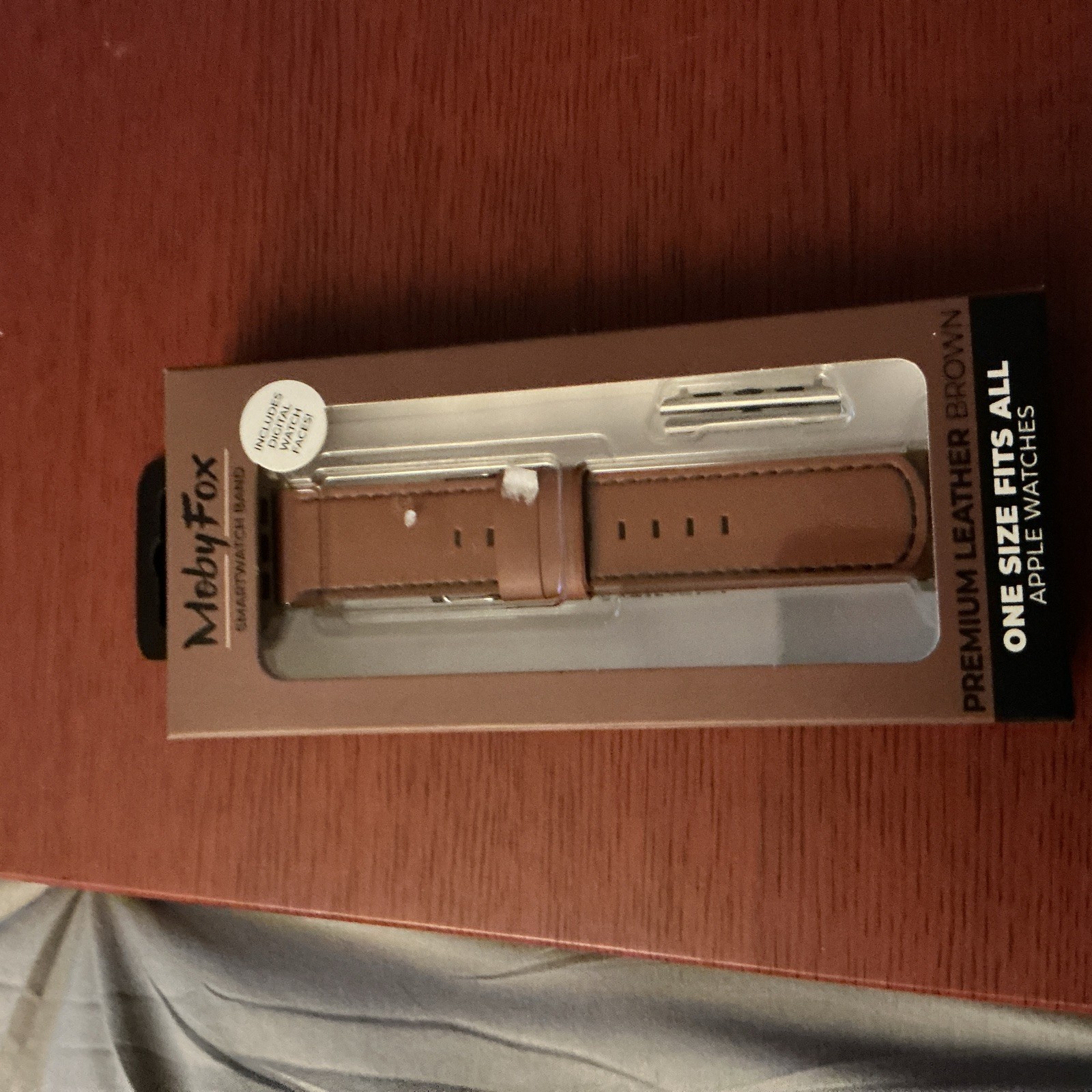 MobyFox Leather Smart Watch Band (One Size Fits All Apple Watches) BRAND NEW