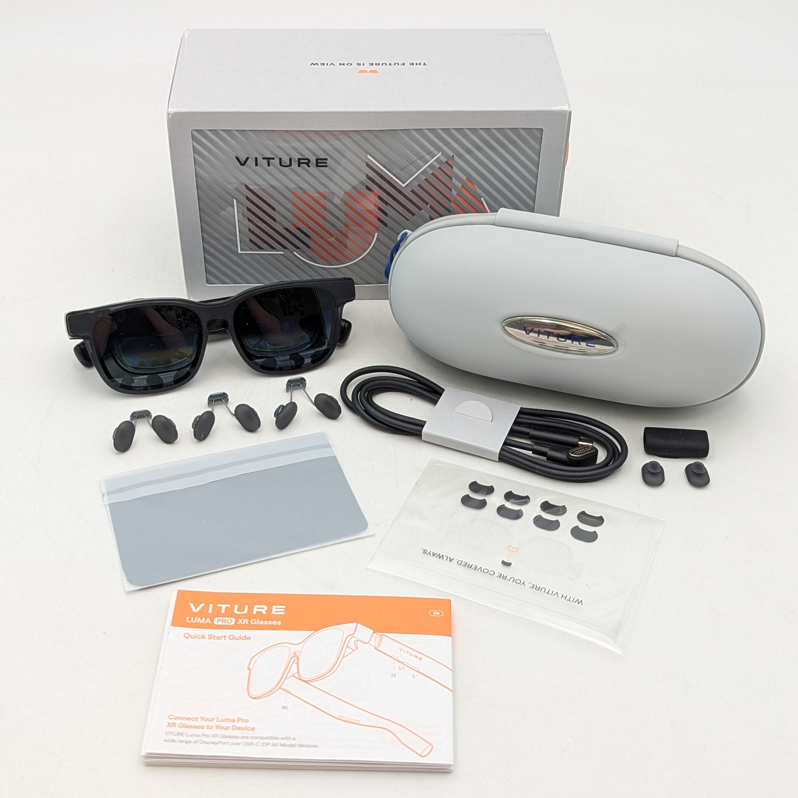 Viture Luma Pro XR Glasses 152" 1200p, 52° FOV & Myopia Adjustments (PF10059D)