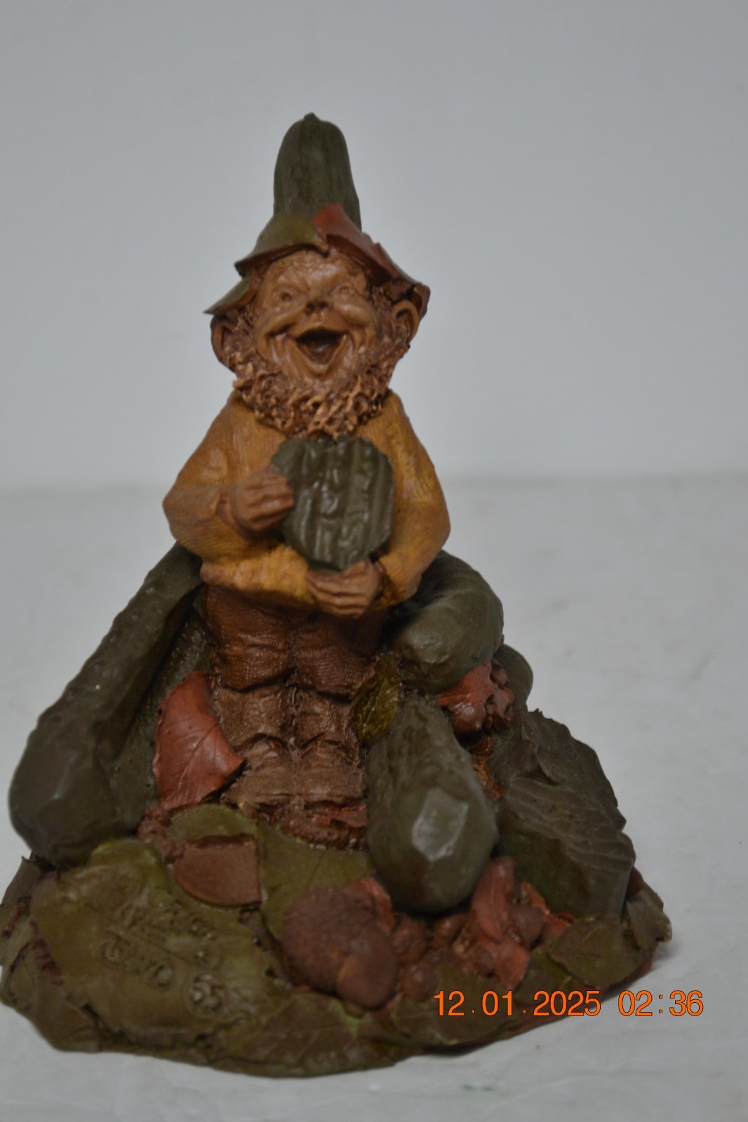 Tom Clark Carin Studios Hand Painted 1985 Whimsical Gnome CRISP PICKLE GNOME 55