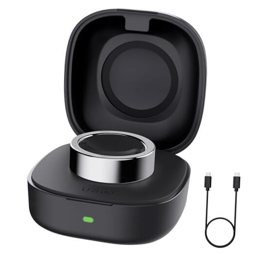 Compatible with Ou-ra Ring Gen3 - Smart Ring Wireless Charger Size 9, 600mAh 