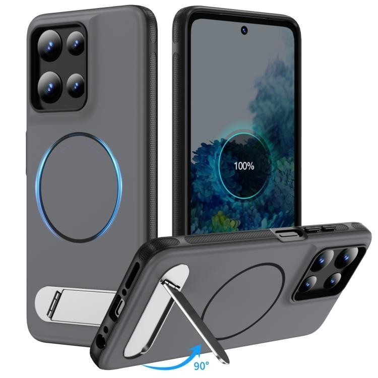 Two-tone magnetic case with stand for Motorola Moto G 5G 2026