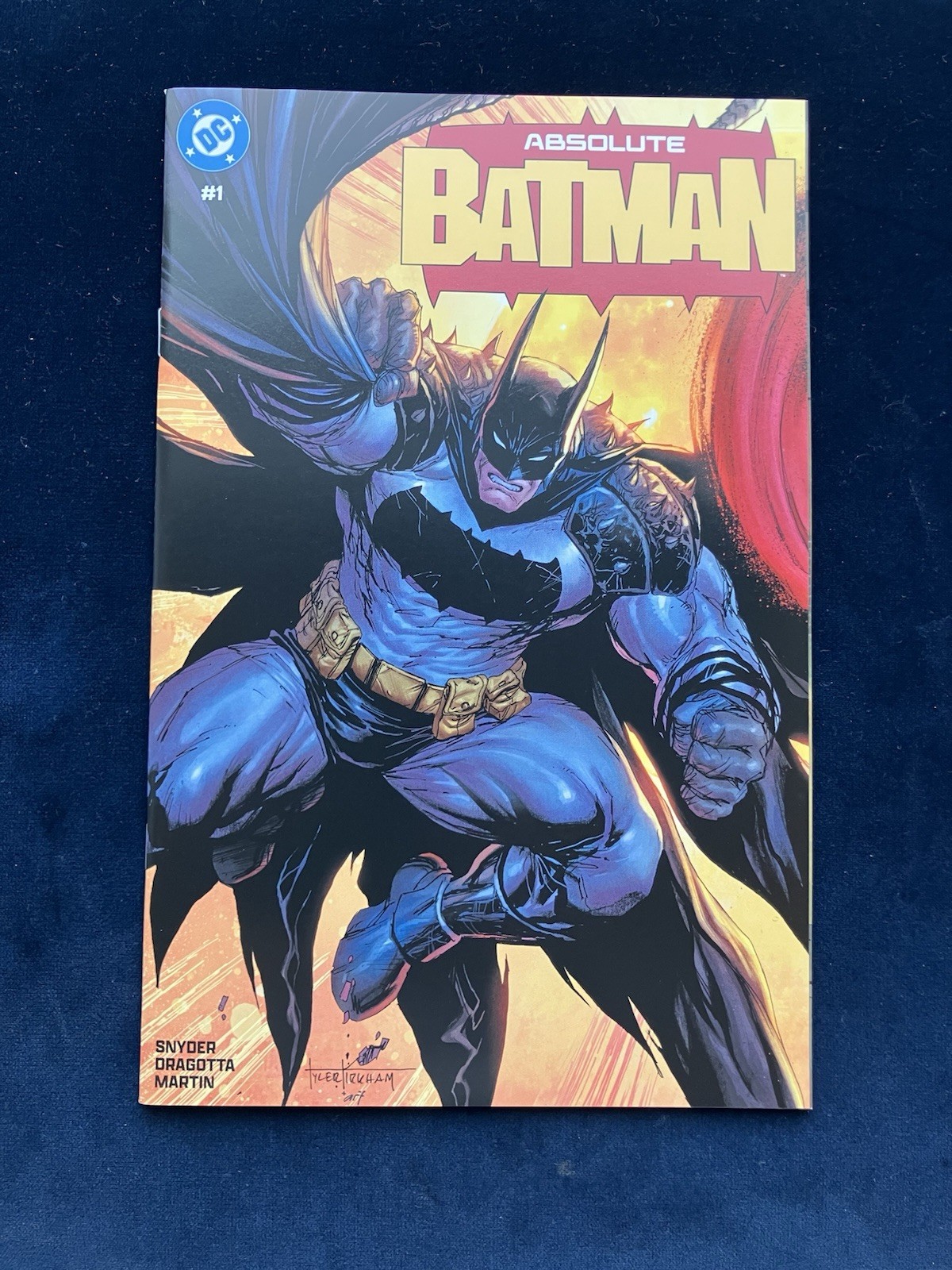 ABSOLUTE BATMAN #1 (DC 2024), TYLER KIRKHAM VARIANT COVER 1st PRINT, LTD 3000!!!