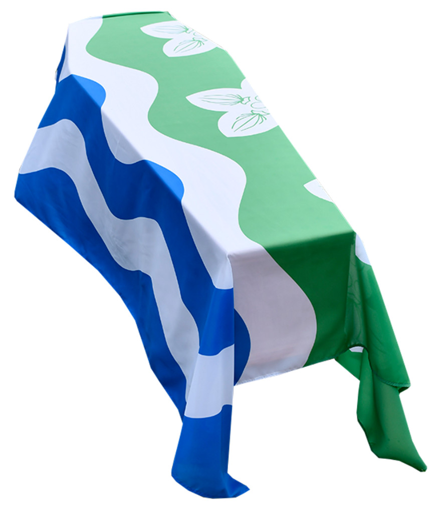 Cumberland County Flag Coffin Drape - Quick Dispatch