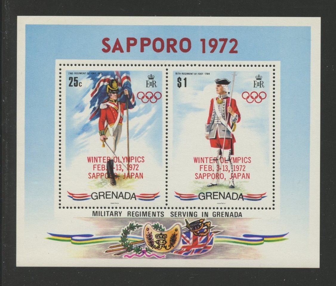 GRENADA 439a, 1972 OLYMPICS, S/S, MNH (GRE6087)