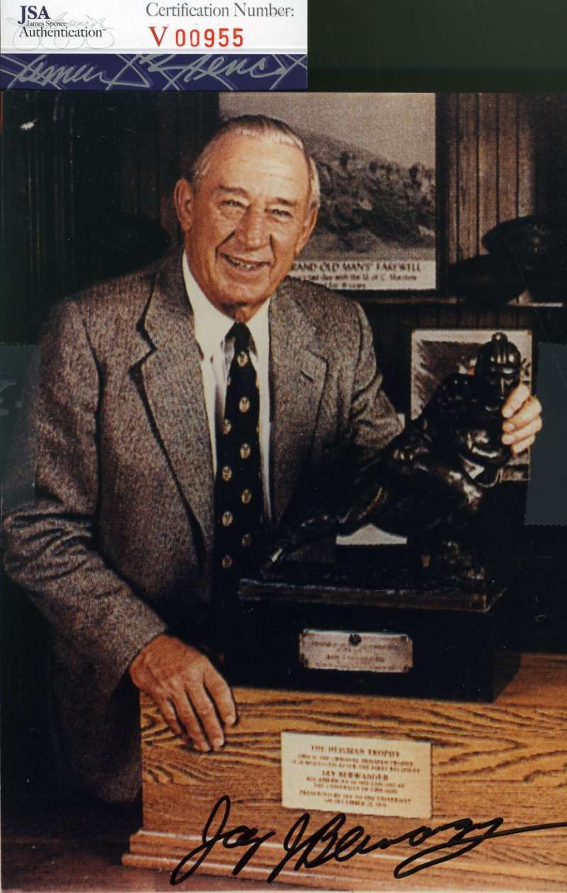 Jay Berwanger Jsa Coa Autographed 5x7 Photo  Hand Signed Authentic