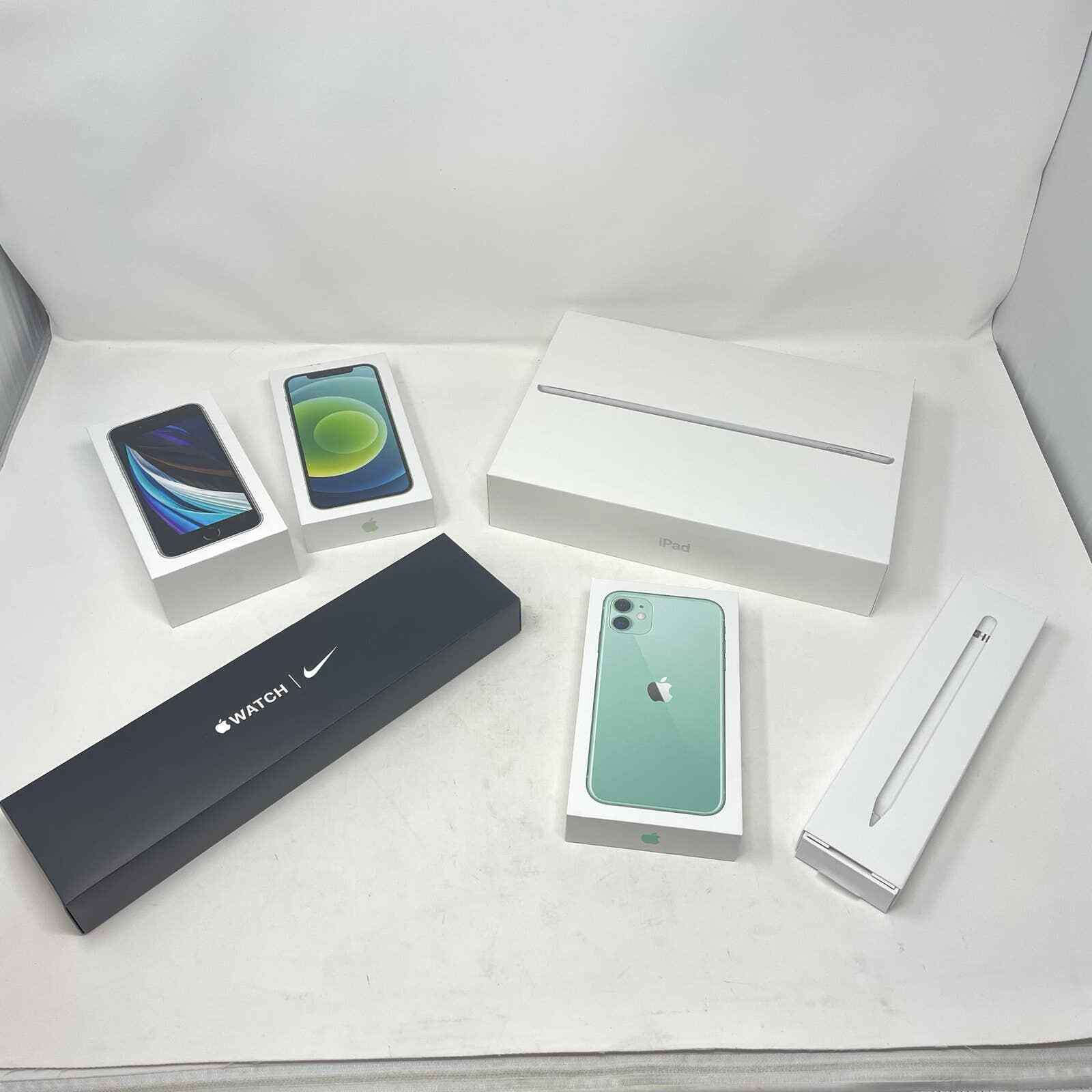 EMPTY Apple Product Boxes iPad 9 iPhone Nike Apple Watch Apple Pencil BOX ONLY
