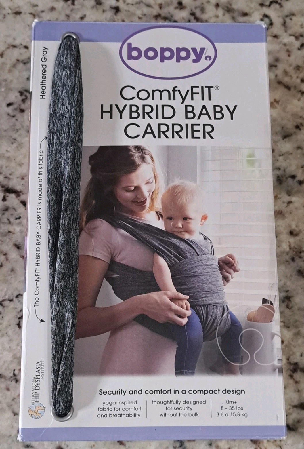 BOPPY ComfyFit Adjustable BABY CARRIER - Heathered Gray 