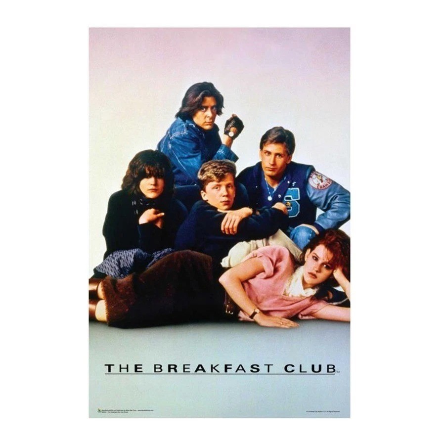 The Breakfast Club Poster – Classic 80s Movie Wall Art, Retro Teen
