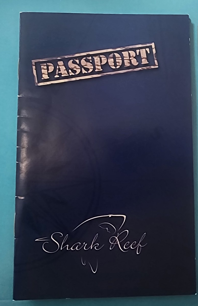 Shark Reef Mandalay Bay Passport (Brochure and Map) to Aquarium  from 2005