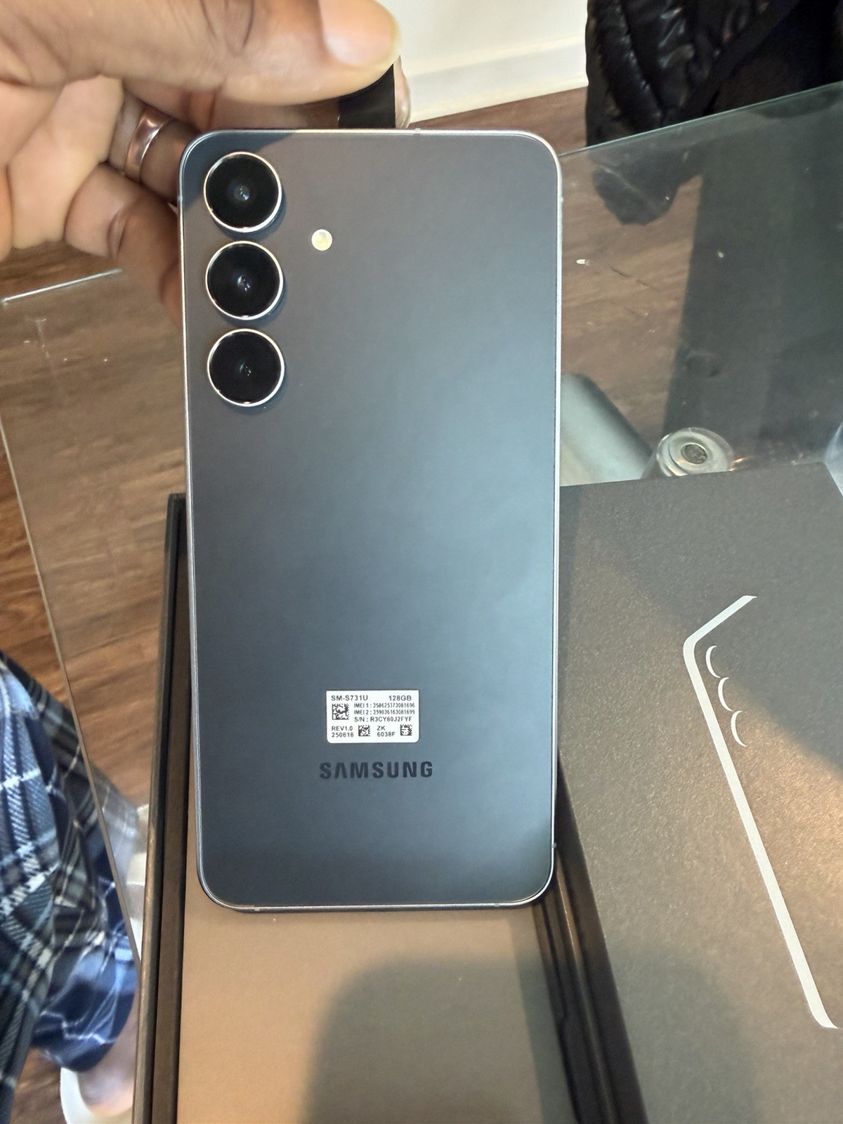 Samsung Galaxy S25 FE SM-S731U 128GB Black Bar Smartphone