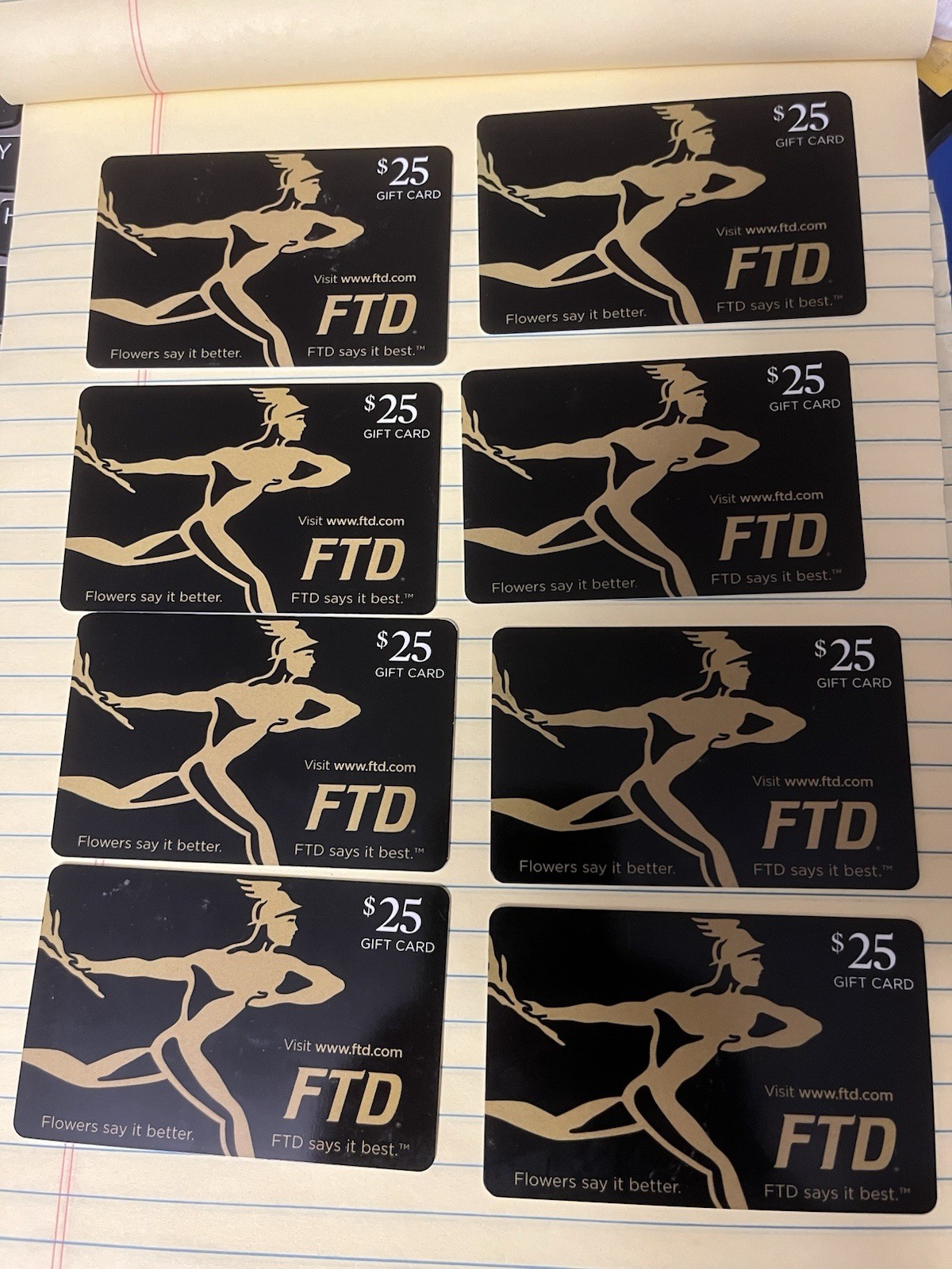 $200 flowers gift card from FTD flowers - free shipping via Priorty