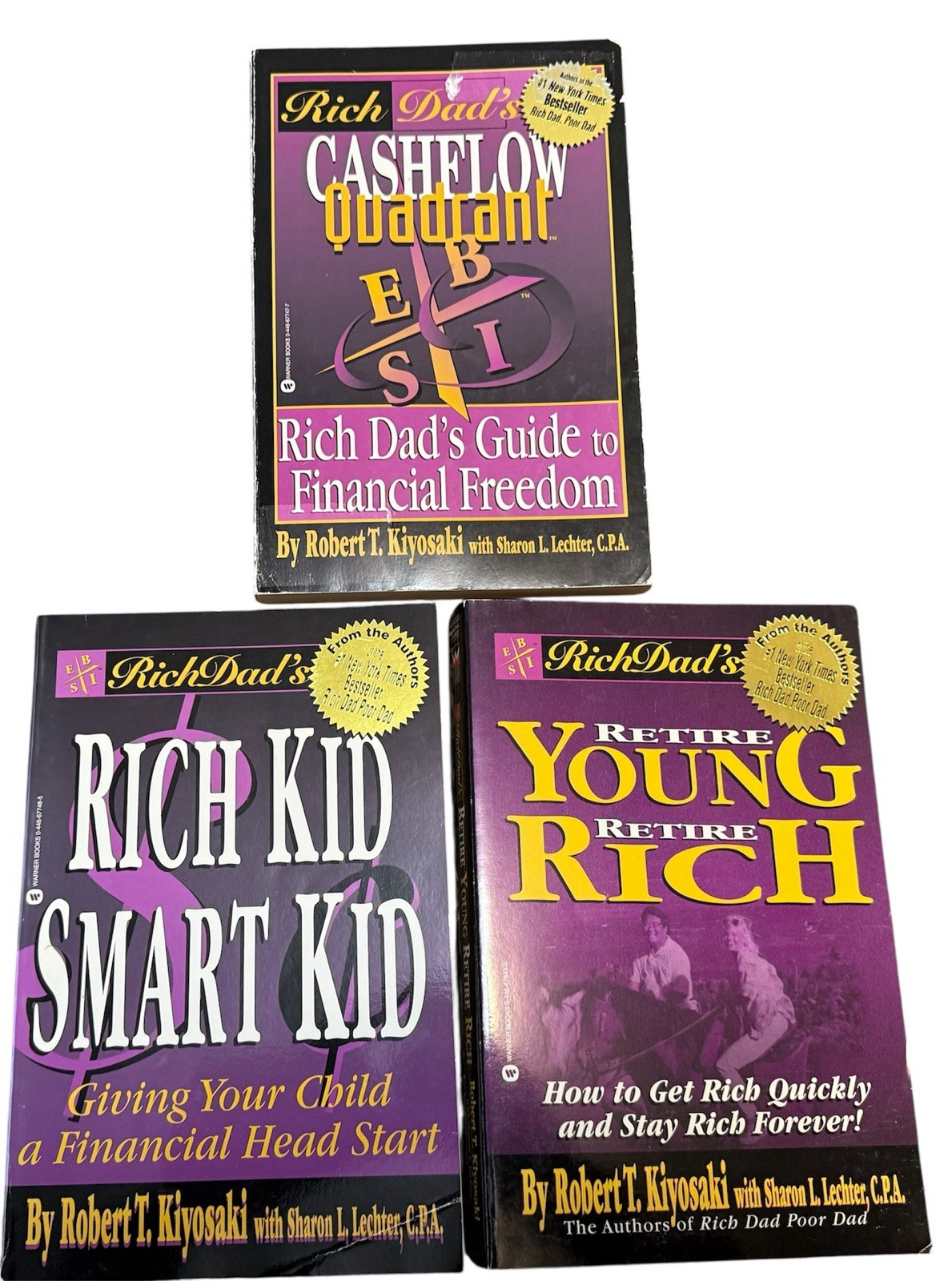 3-Book Bundle: Rich Dad's Series by Robert Kiyosaki with Sharon L. Lechter, CPA