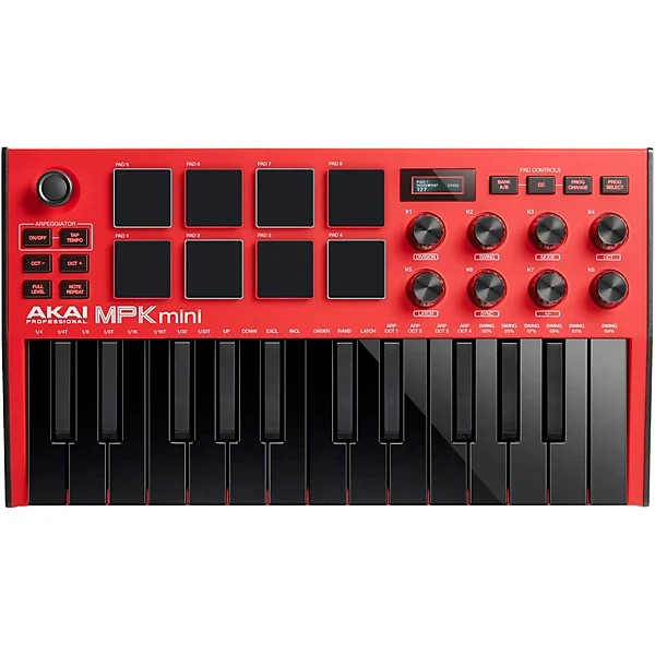 Akai Professional MPK mini mk3 Keyboard Controller - Red