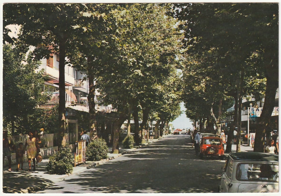 MISANO ADRIATICO - RIMINI - VIALE DELLA REPUBBLICA - TRAVEL 1975 -8597-