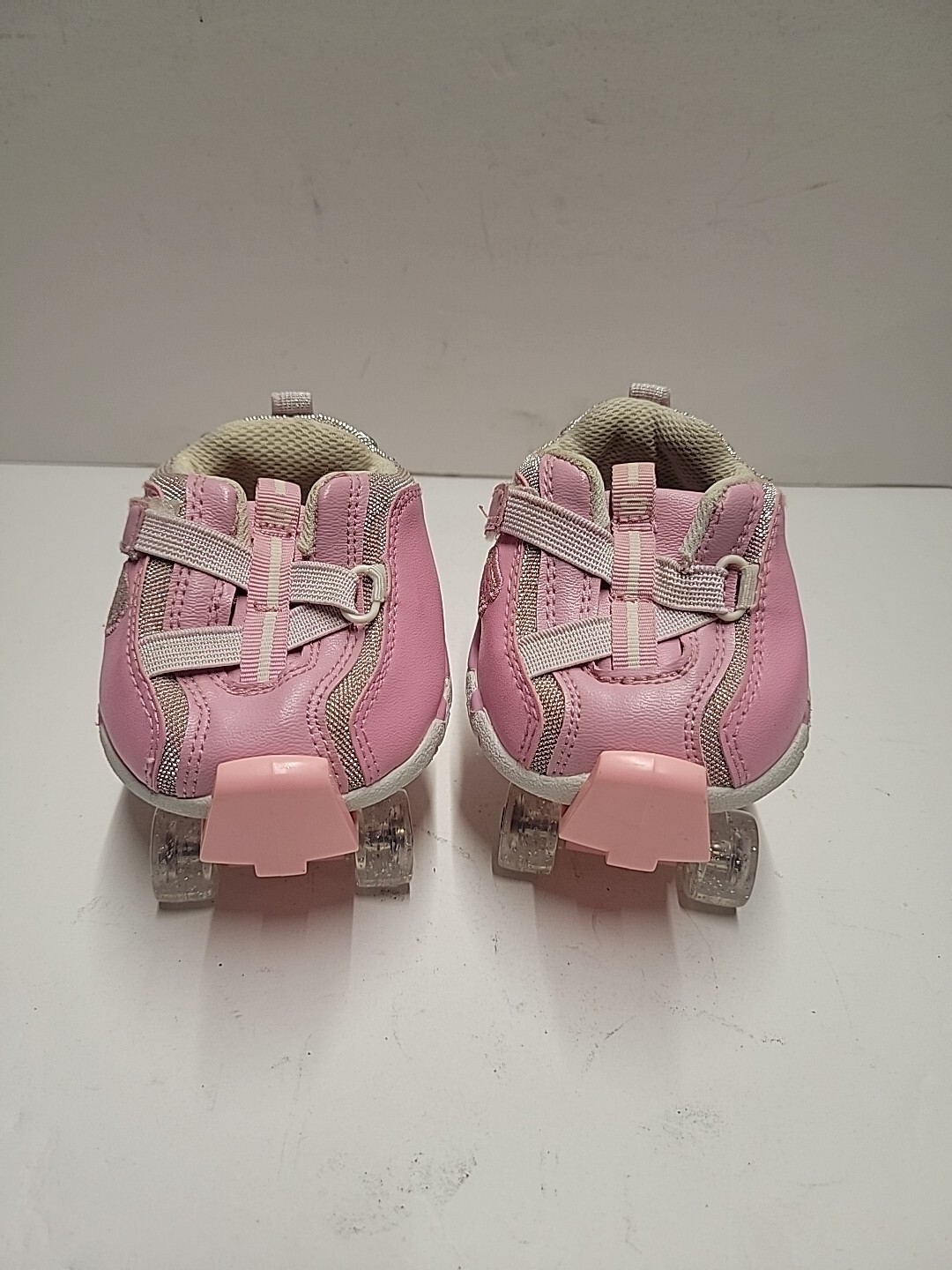 Build A Bear Pink With Glitter Skechers  Tennis Shoes With Roller Skates 