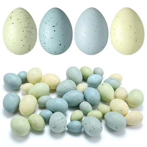 Pcs Easter Speckled Eggs Plastic Speckled Eggs Bowl and Vase 36 Classic Color
