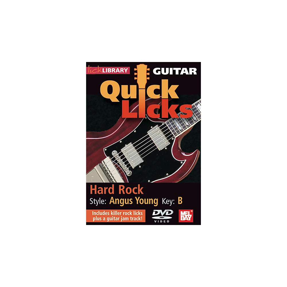 Mel Bay Guitar Quick Licks - Angus Young Style, Hard Rock (DVD)