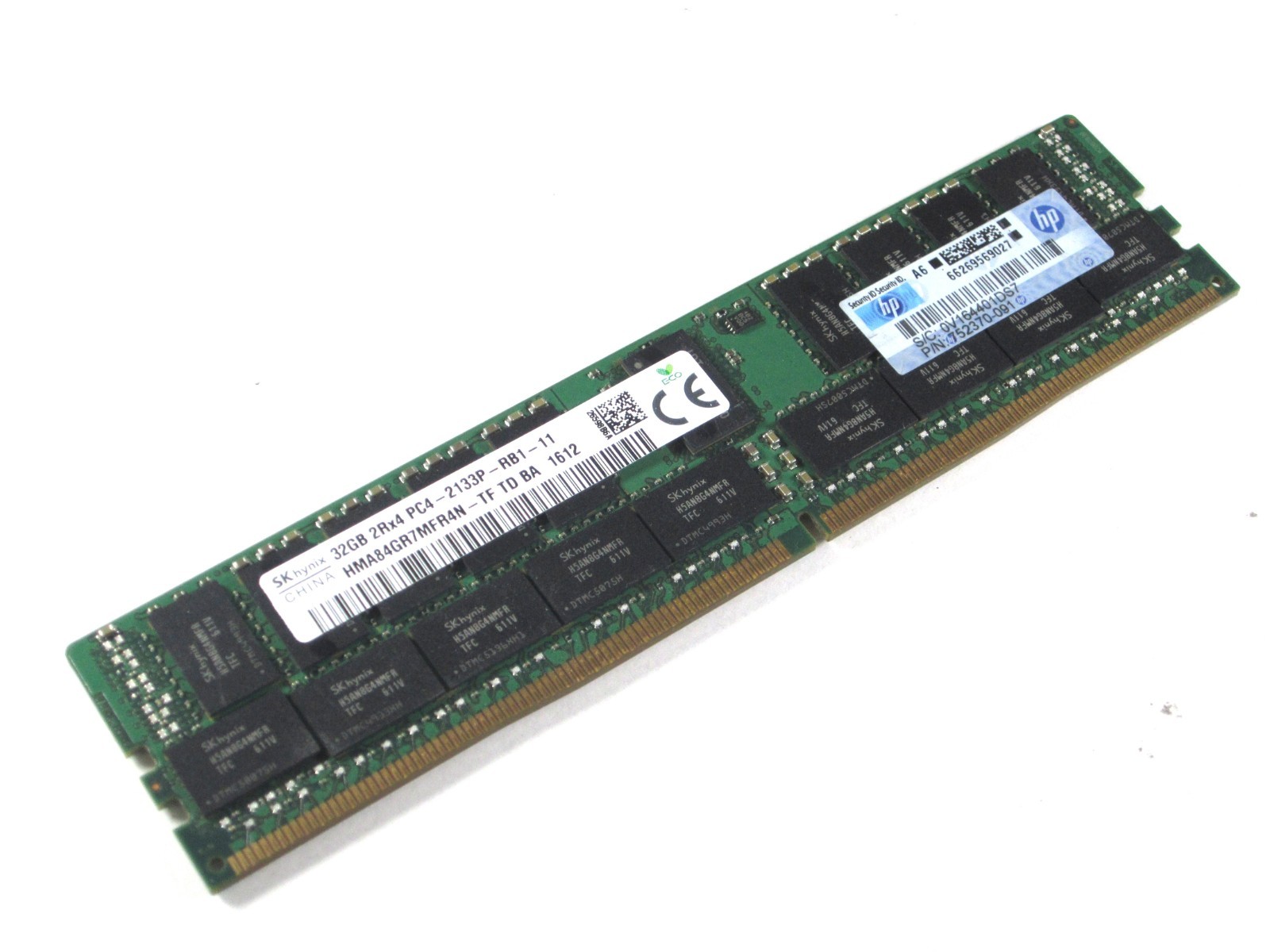 SK HYNIX 32GB (1X32GB) 2RX4 PC4-2133P HMA84GR7MFR4N-TF DDR4 Server Memory TESTED