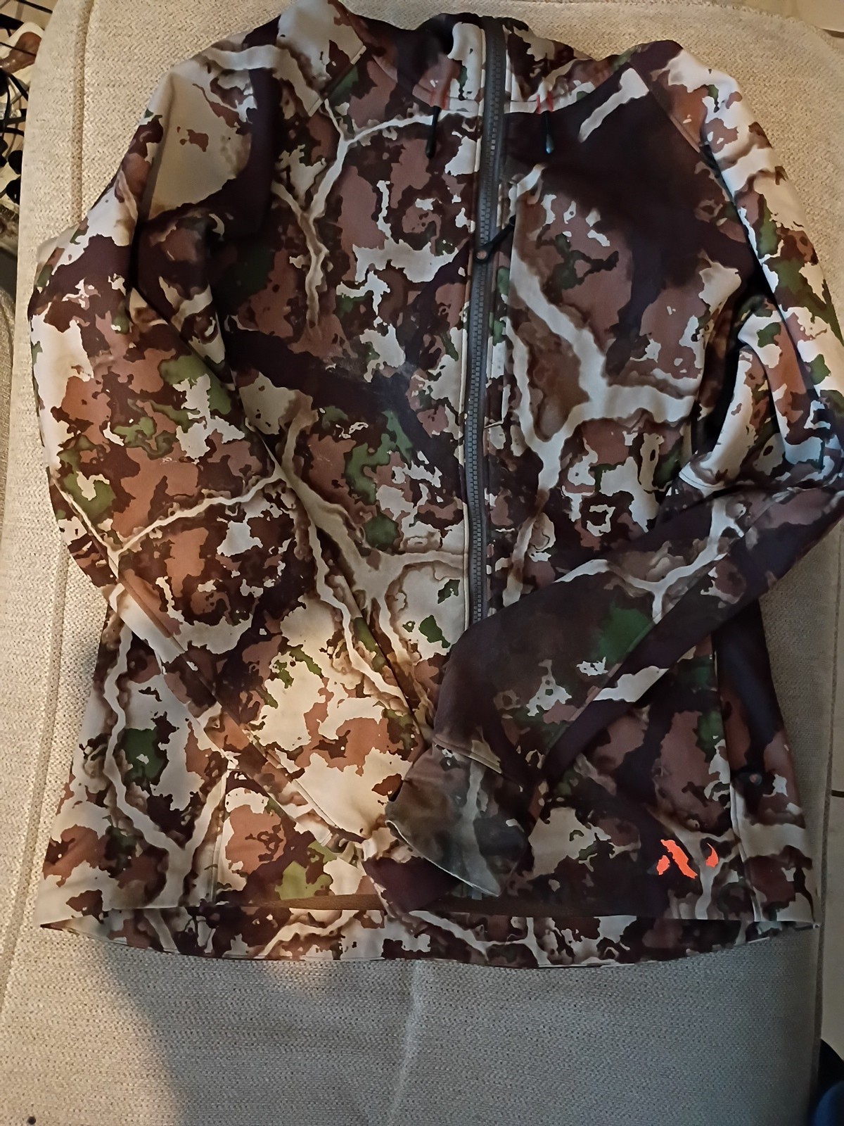 First Lite Men's Catalyst Hunting Jacket Size Medium Brown