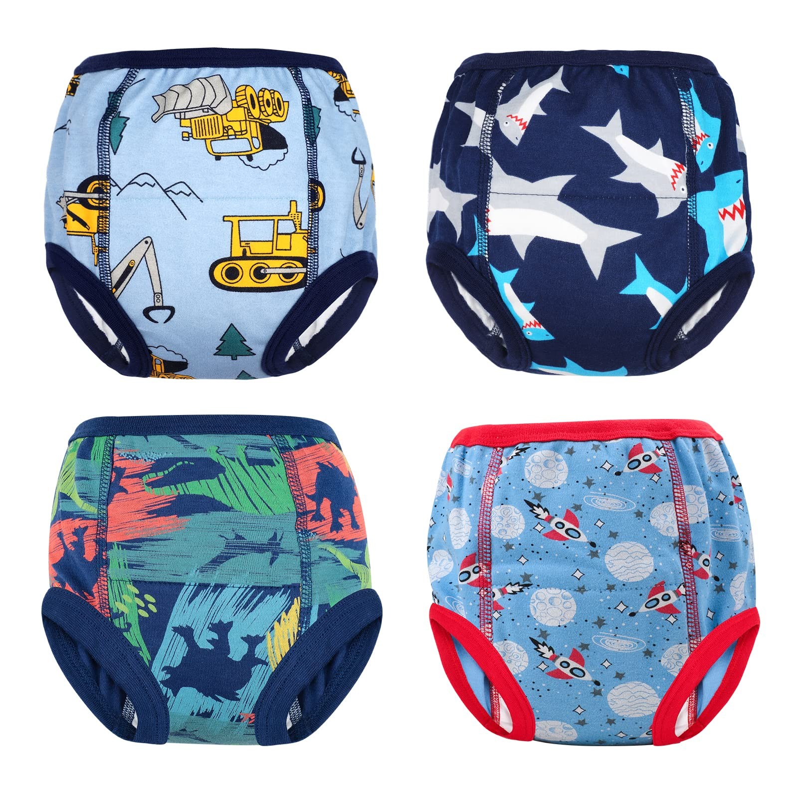 Training Underwear 4 Packs Absorbent Toddler Potty Training Pants for Boys an...