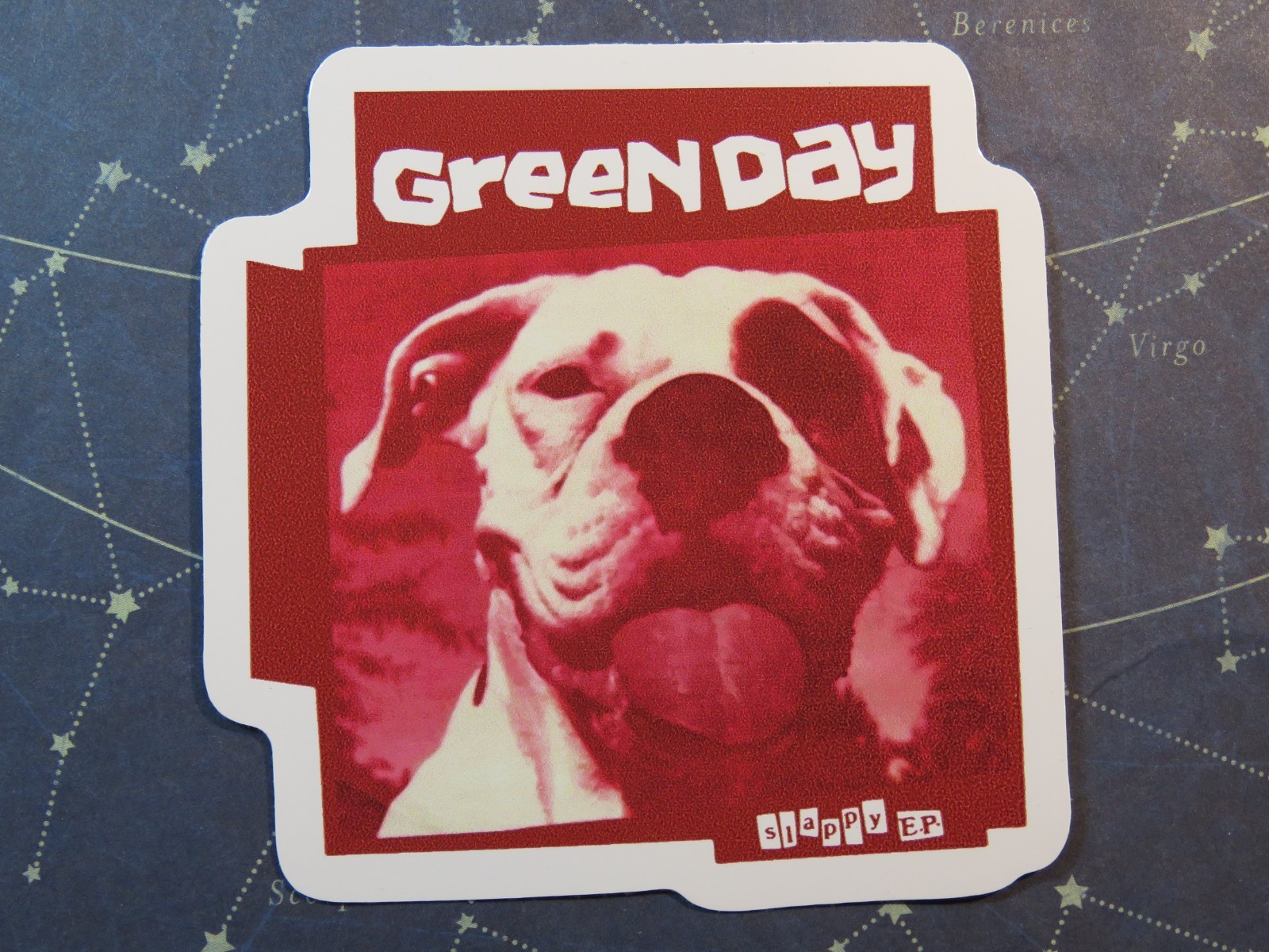 Music STICKER ~ GREEN DAY: East Bay, CALIFORNIA Rock Band "Slappy" EP Album; Dog