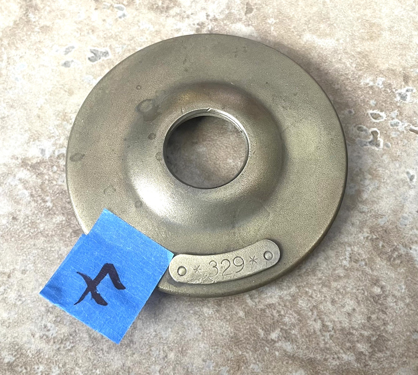 Western Electric *329* Telephone Transmitter Faceplate #4