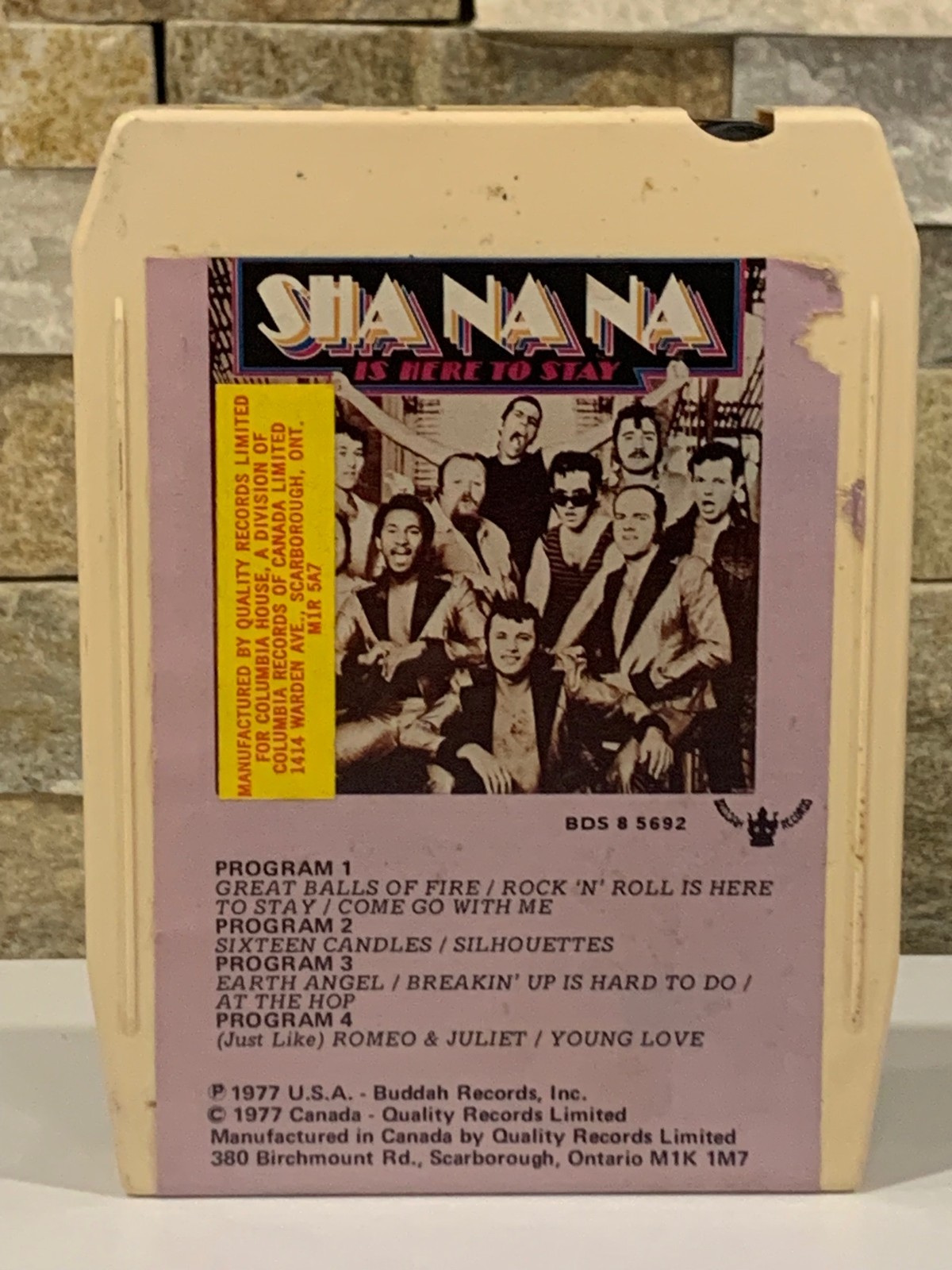 Sha Na Na Is Here To Stay 8-Track Tape 1977 Buddah BDS 8 5692 Vintage