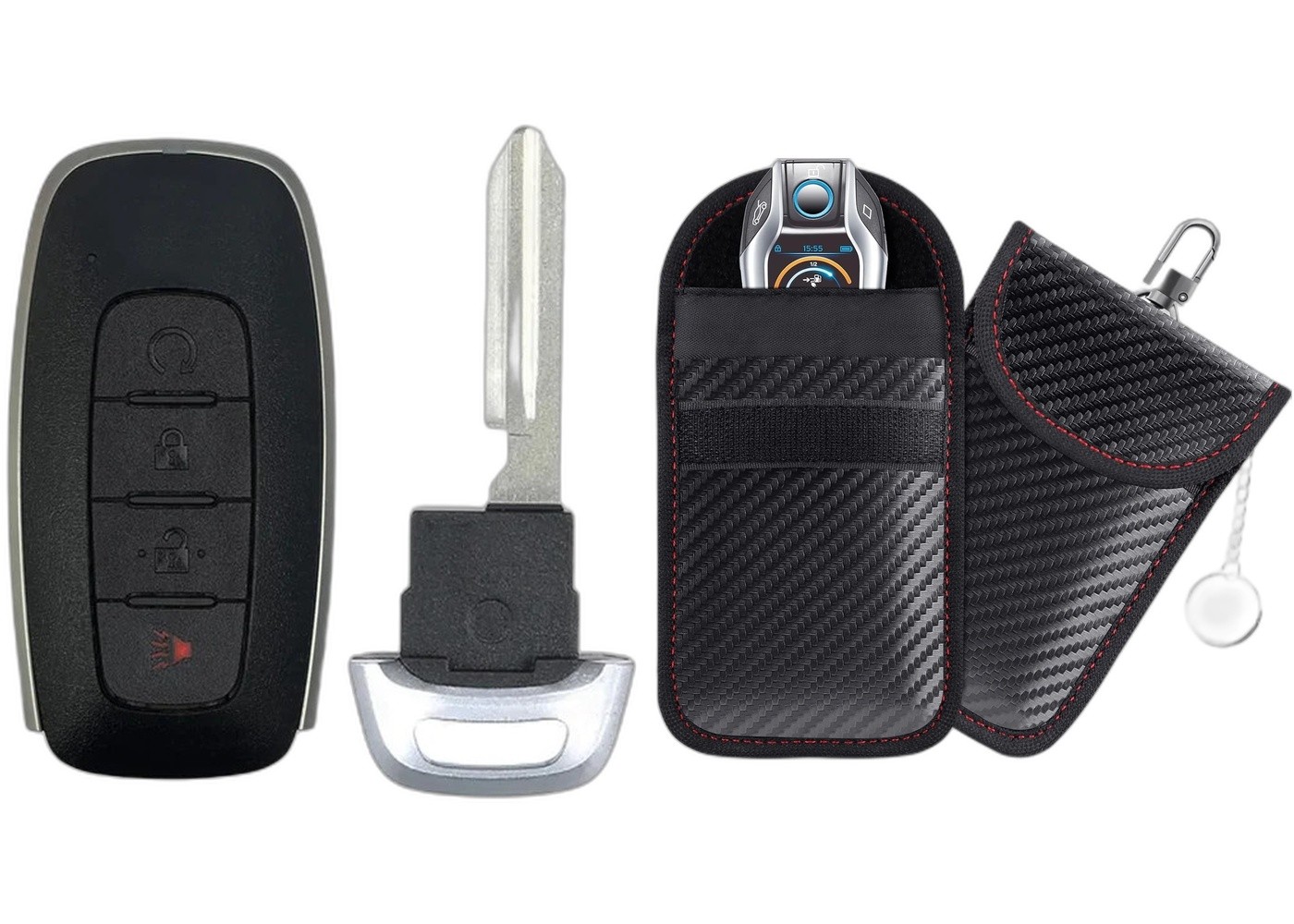 2022-2024 Nissan 4-Button Smart Key Fob FCC KR5TXPZ3 PN 285E3-6RA5A w/Case