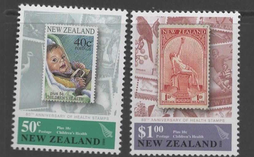 NEW ZEALAND SG3158/9 2009 CHILDRENS HEALTH MNH
