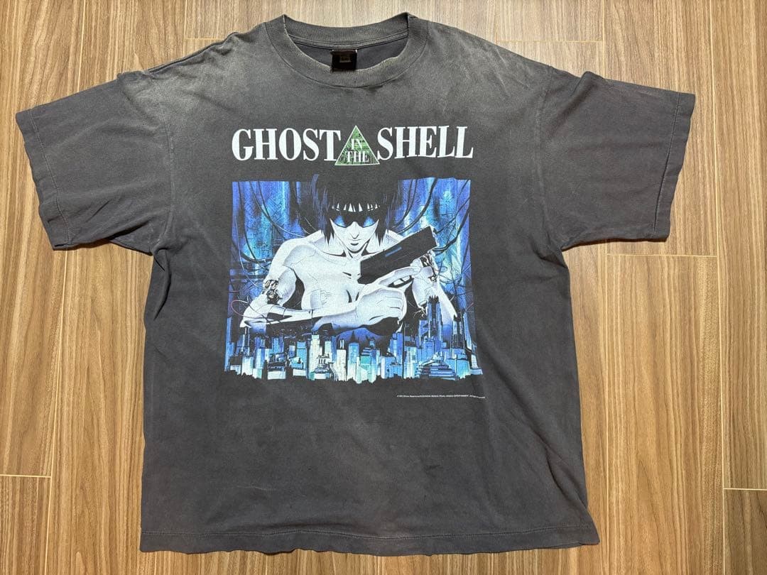Ghost in the Shell T-Shirt S. Motoko SF Anime Tee Vintage Style Used