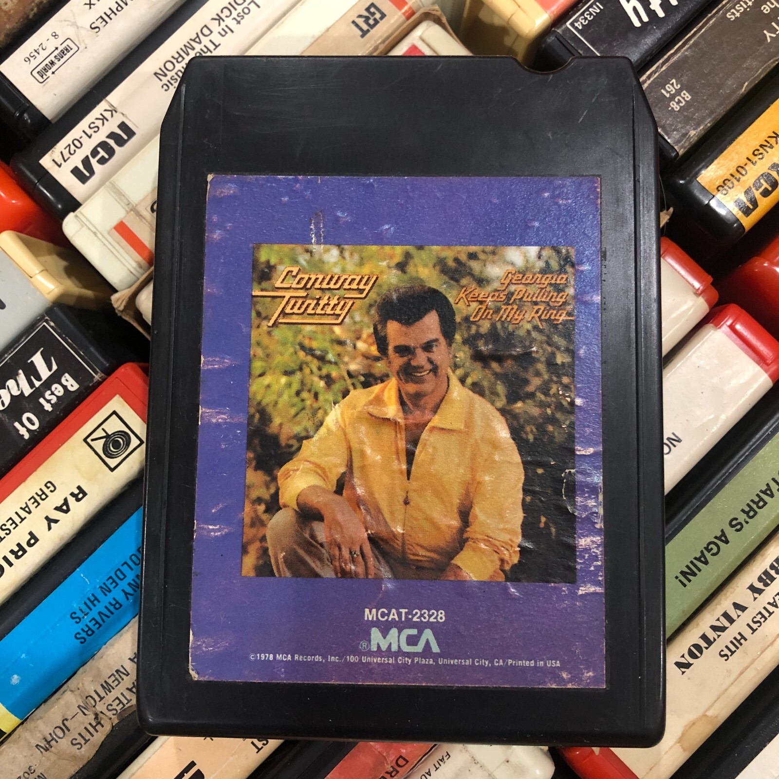 Conway Twitty : Georgia Keeps Pulling on my Ring 1978, 8 Track Tape