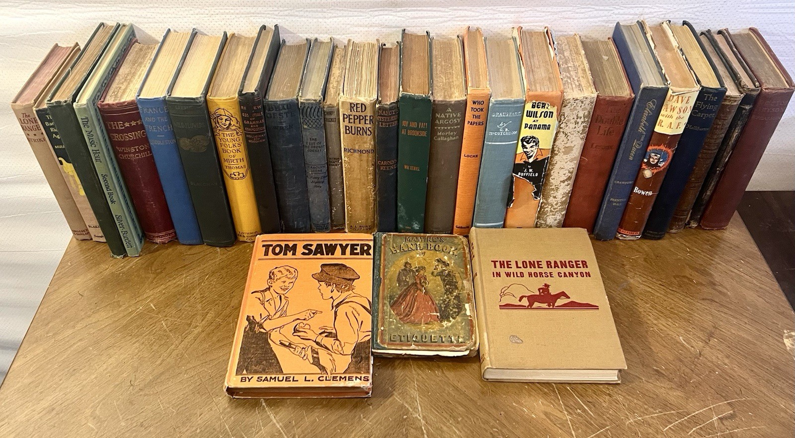 Lot of 30 Antique Books, Ranging From 1858 to 1952, (See Description for Titles)