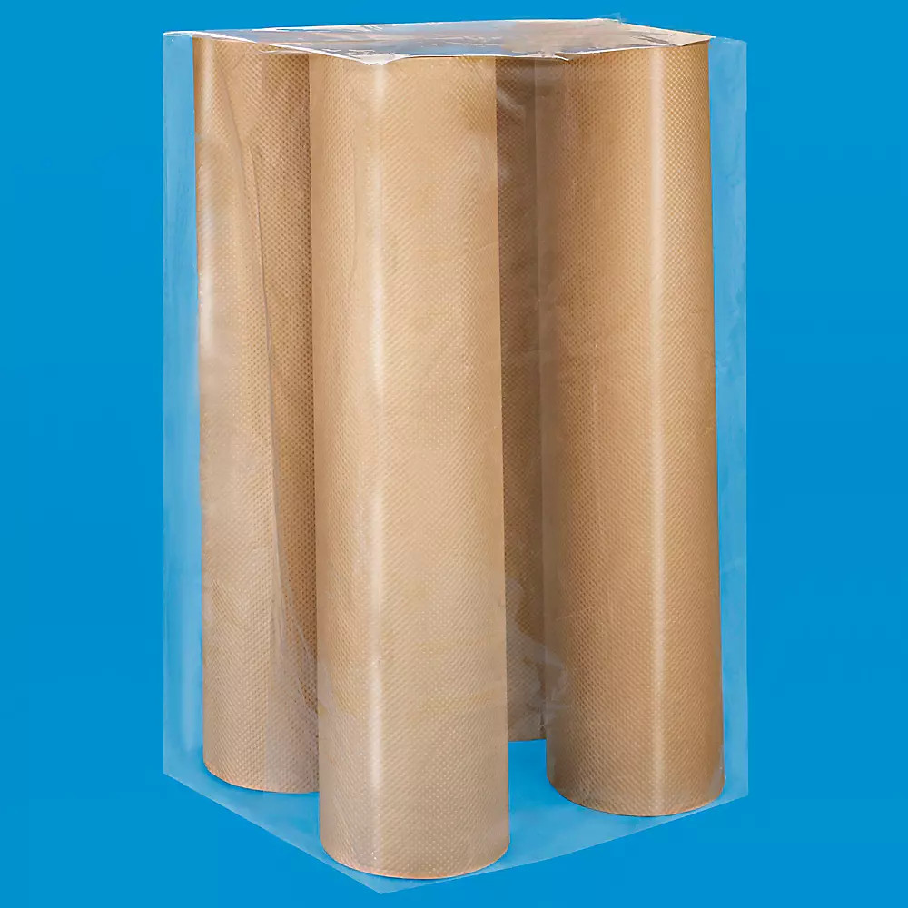 Pack of 50 26 x 24 x 60" 3 Mil Gusseted Poly Bags