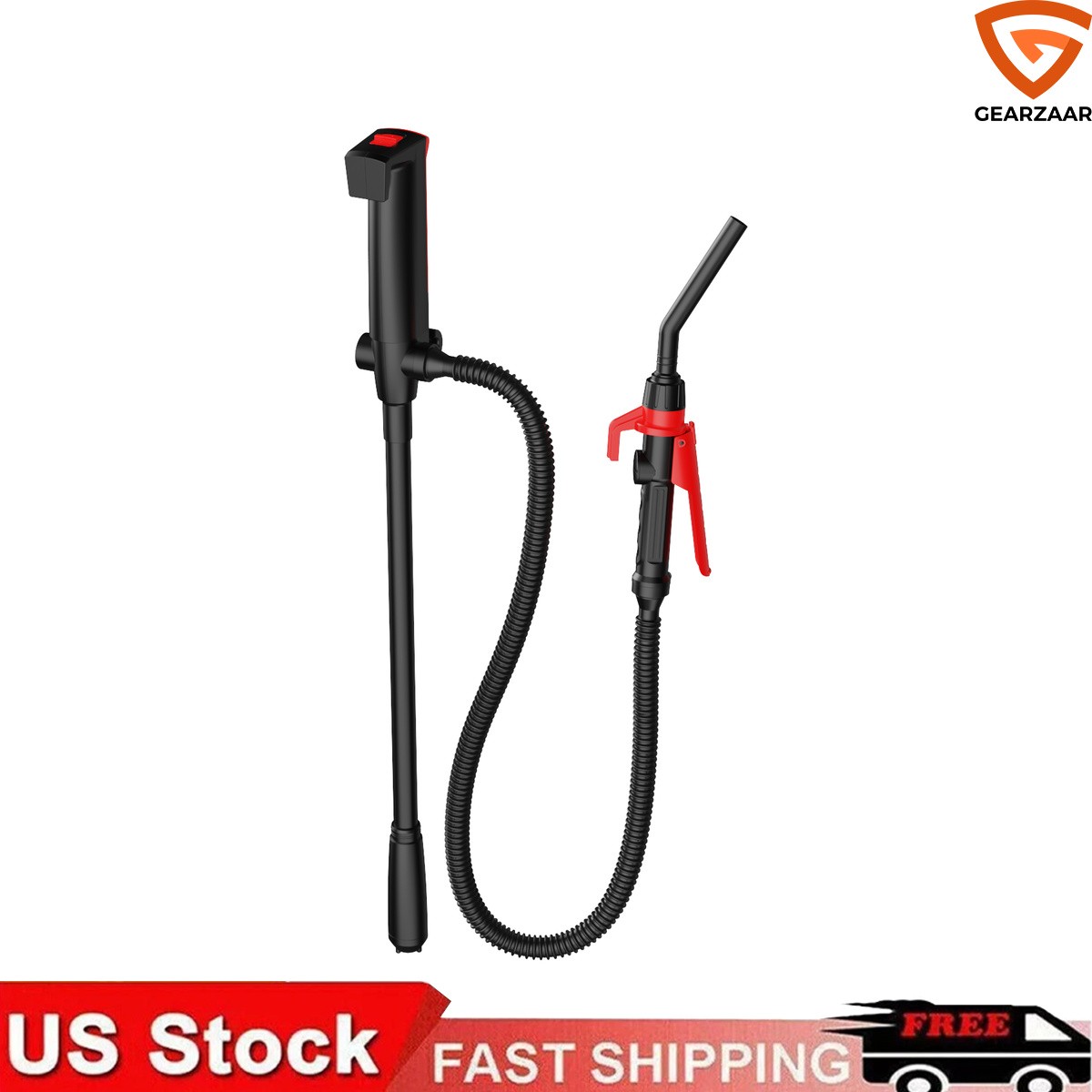 Battery Powered Electric Fuel Transfer Siphon Pump Gas Oil Water Liquid 2.2 GPM