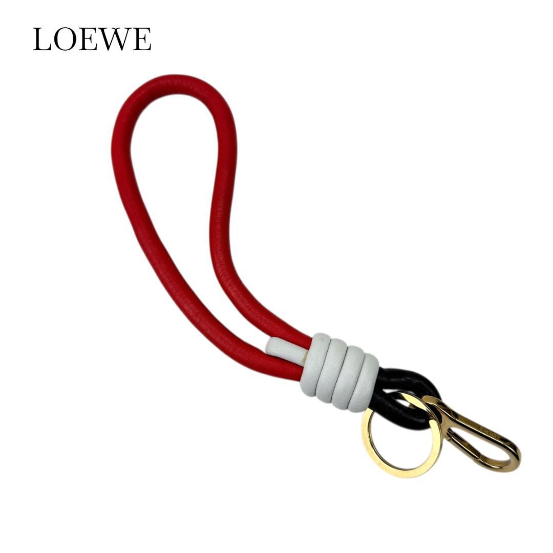 LOEWE Keychain Key Ring Knot Multicolor