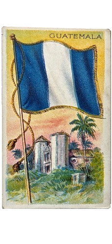 1910 T59 Flags of All Nations #56 Guatemala