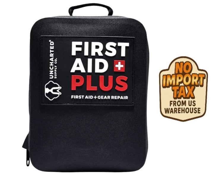 Uncharted Supply Co First Aid Plus Emergency Survival Medical Kit Ship By USA.