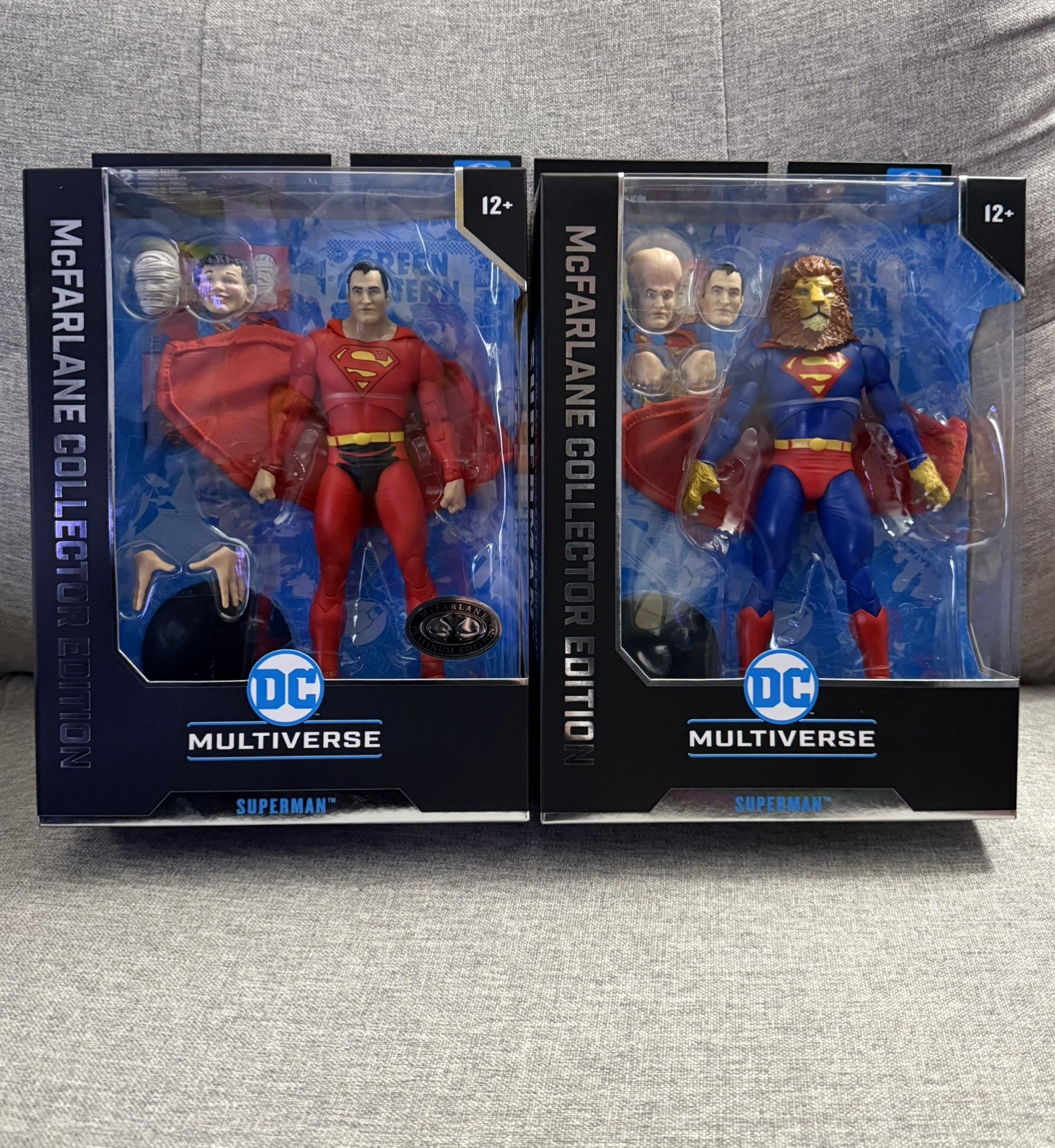 DC Multiverse Strange Lives of SUPERMAN McFarlane Collector Edition Platinum SET