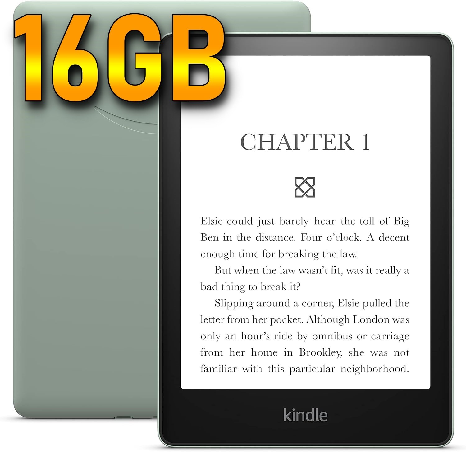 (Agave Green) Amazon Kindle Paperwhite 5 11th Gen 2022 - 6.8" 16GB - Without ads