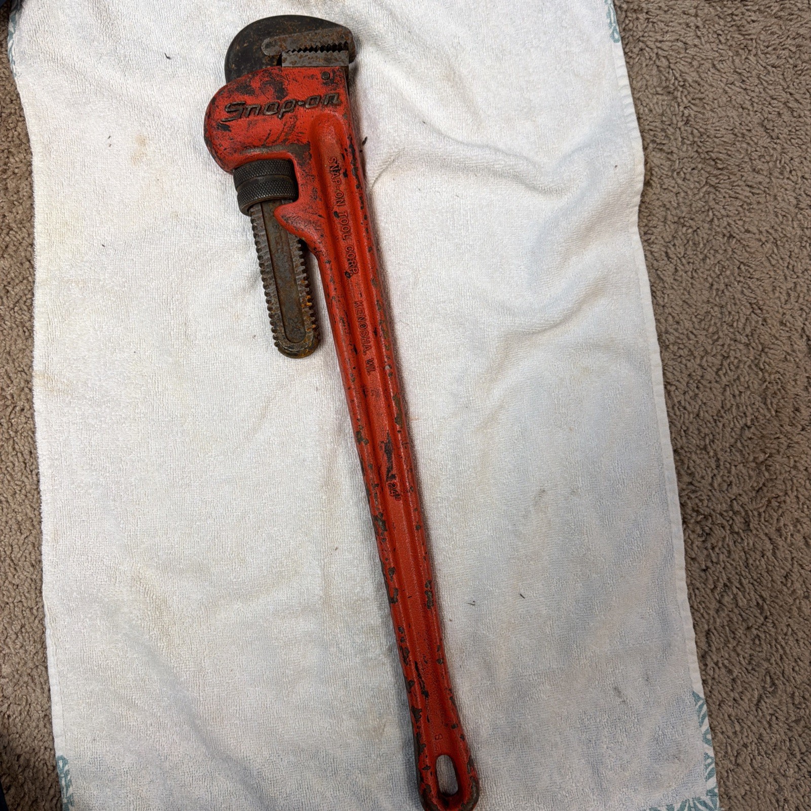Snap-On PW24C 24" Heavy Duty External Pipe Wrench