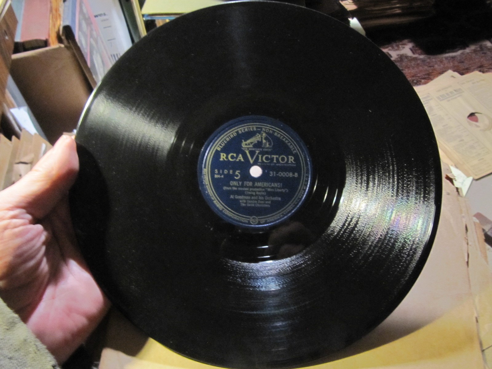 Irving Berlin MISS LIBERTY Only for Americans Broadway PARIS Al Goodman Bluebird