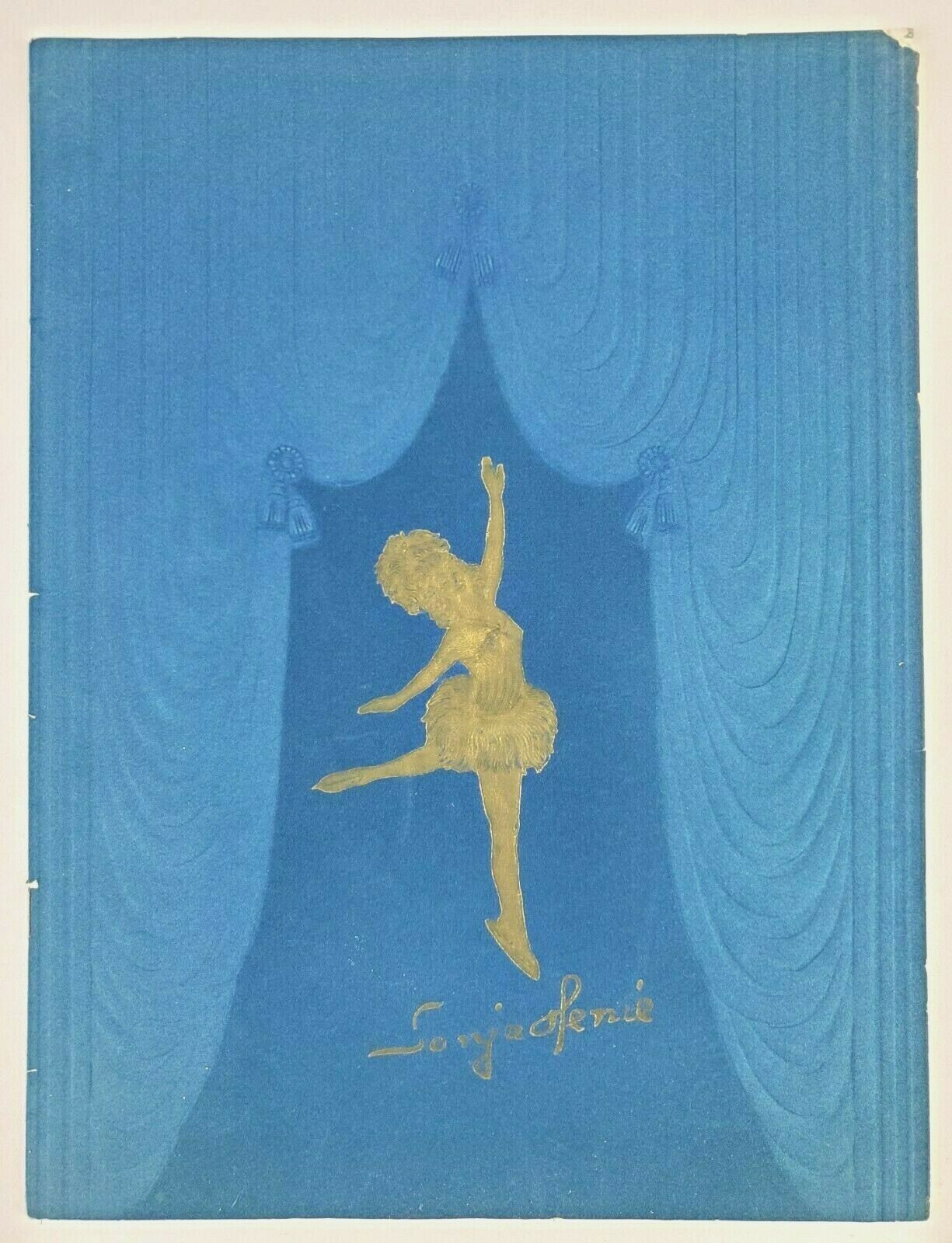 1946 Sonja Henie Hollywood Ice Revue Souvenir Program Skating New York NY Vtg
