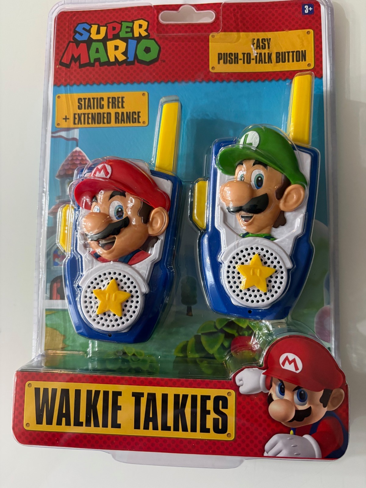 Super Mario Walkie Talkies w/ Free Bonus * Brand New * Still Sealed in Package!!
