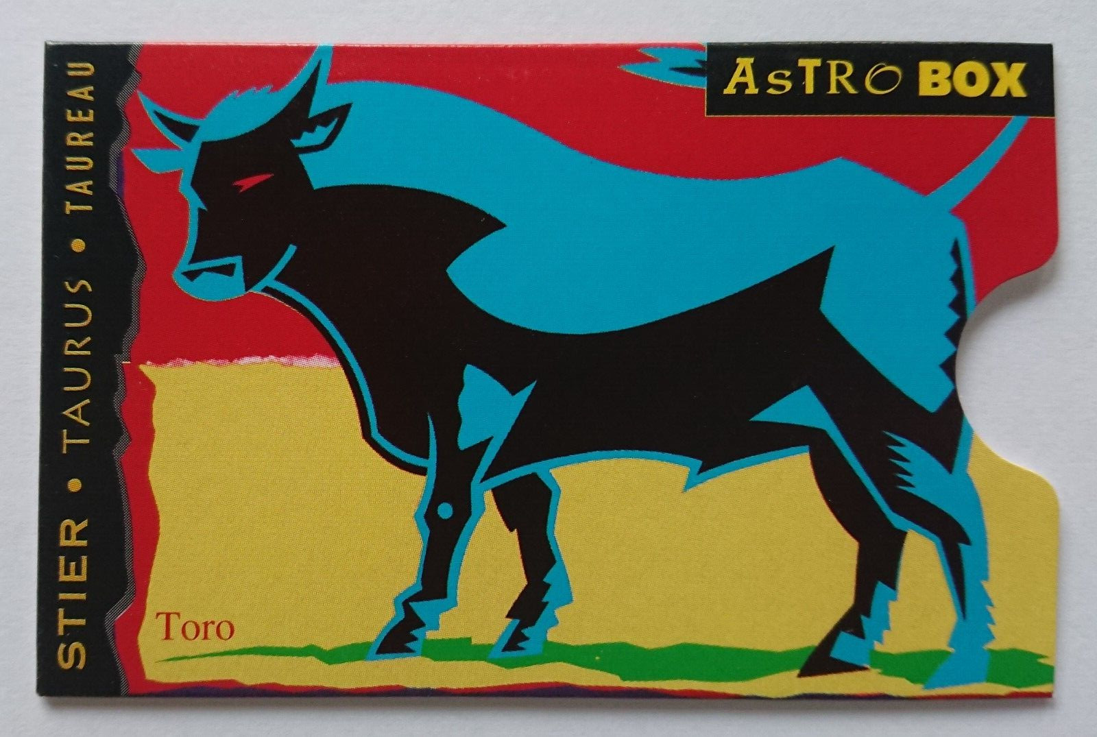 Card Holder Cardbox Phone Card Bank Card EC Card Astrobox Zodiac Sign Taurus