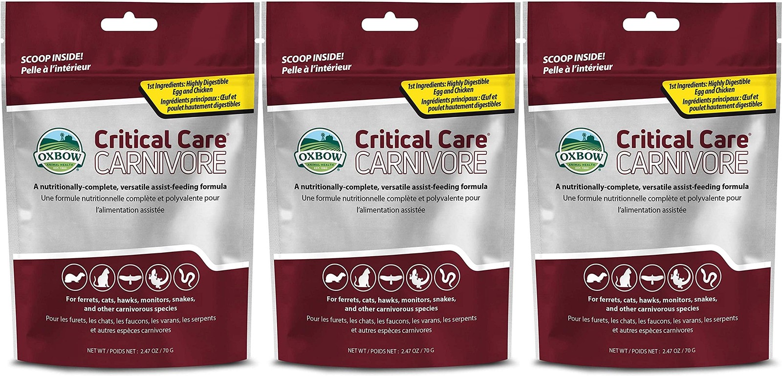 Critical Care Carnivore, Made with Whole Egg & Dried Chicken, Assist Feeding ...