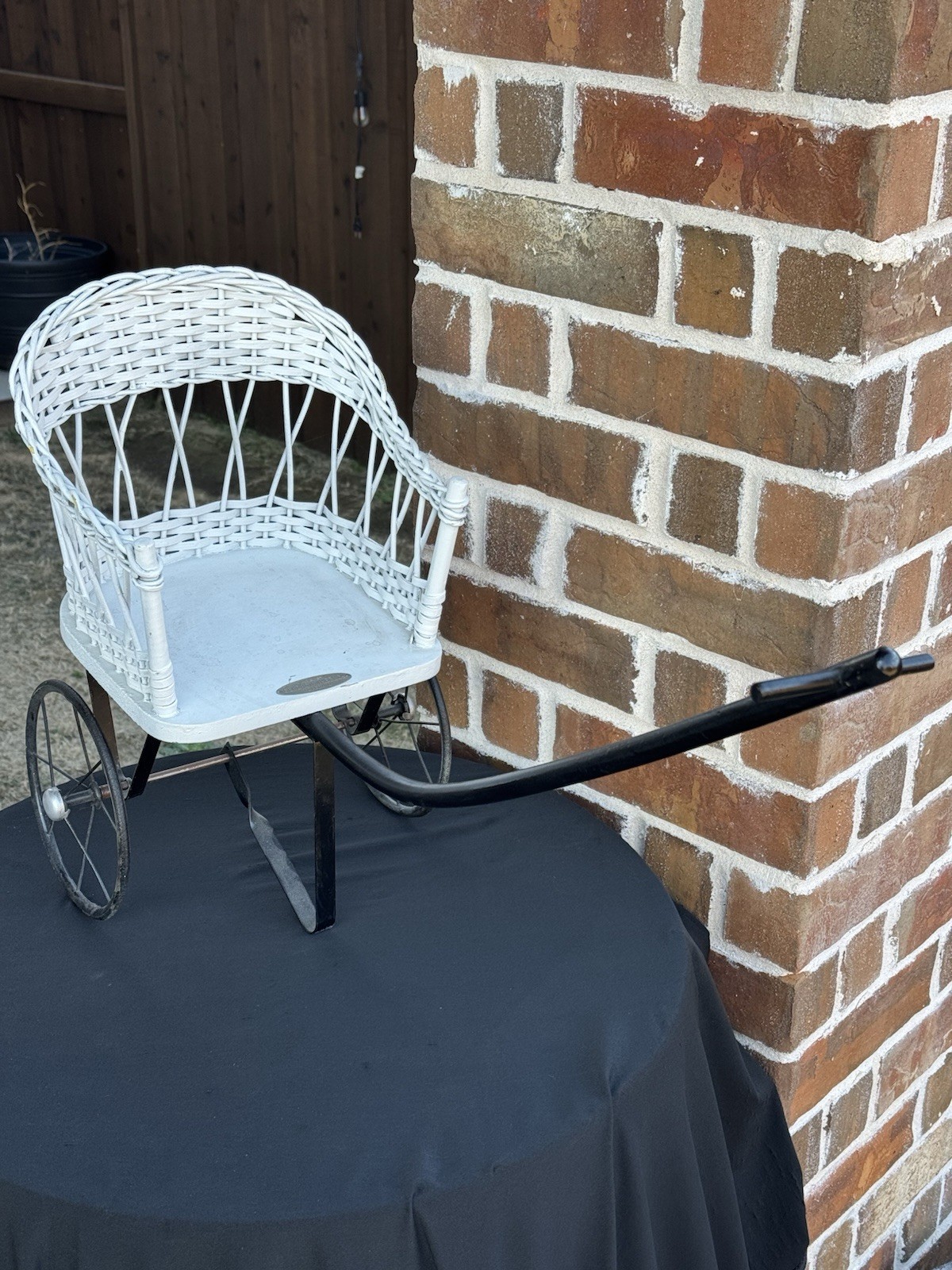 Antique Doll Stroller Carriage Made by Gendron Wheel Co.