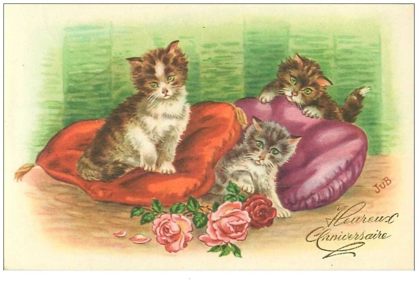 Cats No. 14609 Cats In Cushions