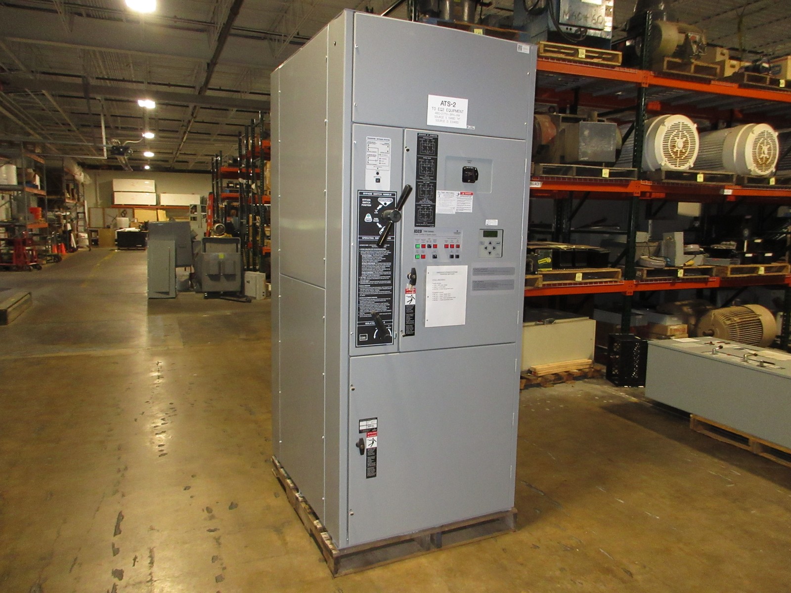 Asco 7000 Series Automatic Transfer Switch w/ Bypass H7ACTBA30800N5XC 800A Used