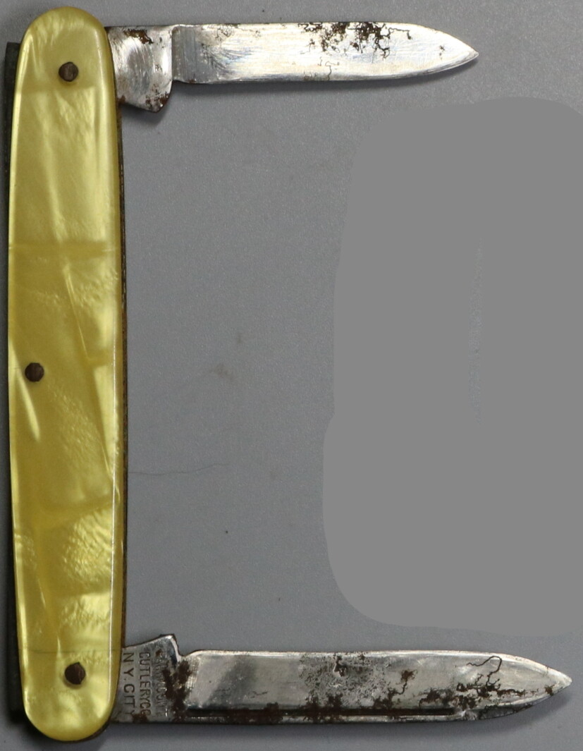 Vintage Fairmount Cutlery Pocket Knife Celloid 2 Blade