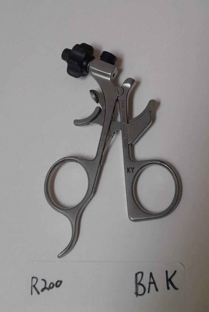 KARL STORZ 33141 CLICKLINE METAL HANDLE W/ DISENGAGEABLE RATCHET ! R200 BA K